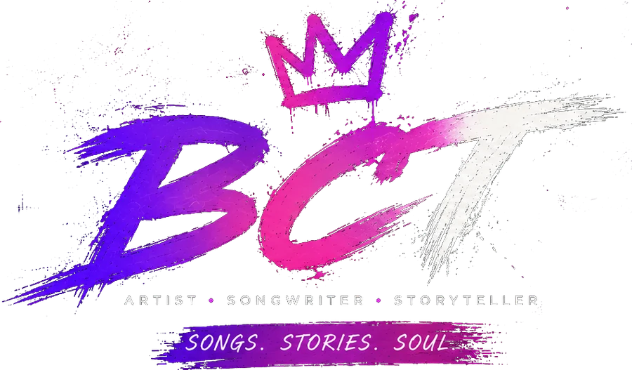 BCT logo with crown. Songs. Stories. Soul.